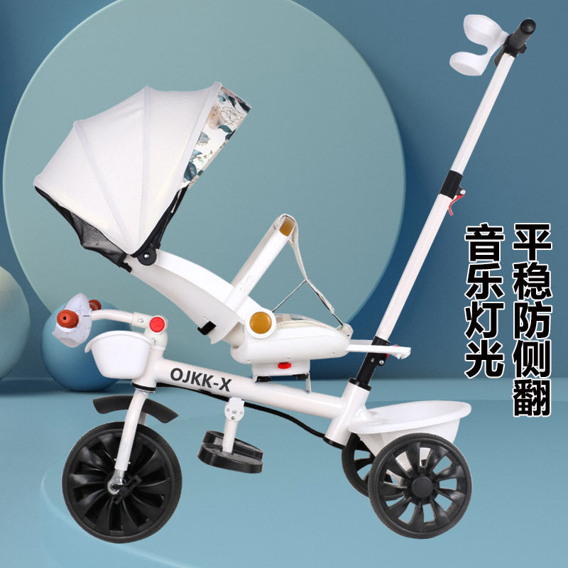 Multi-functional Children's Tricycle Baby Bicycle 1-3-6 Years Old Large Baby Stroller Stroller Bicycle