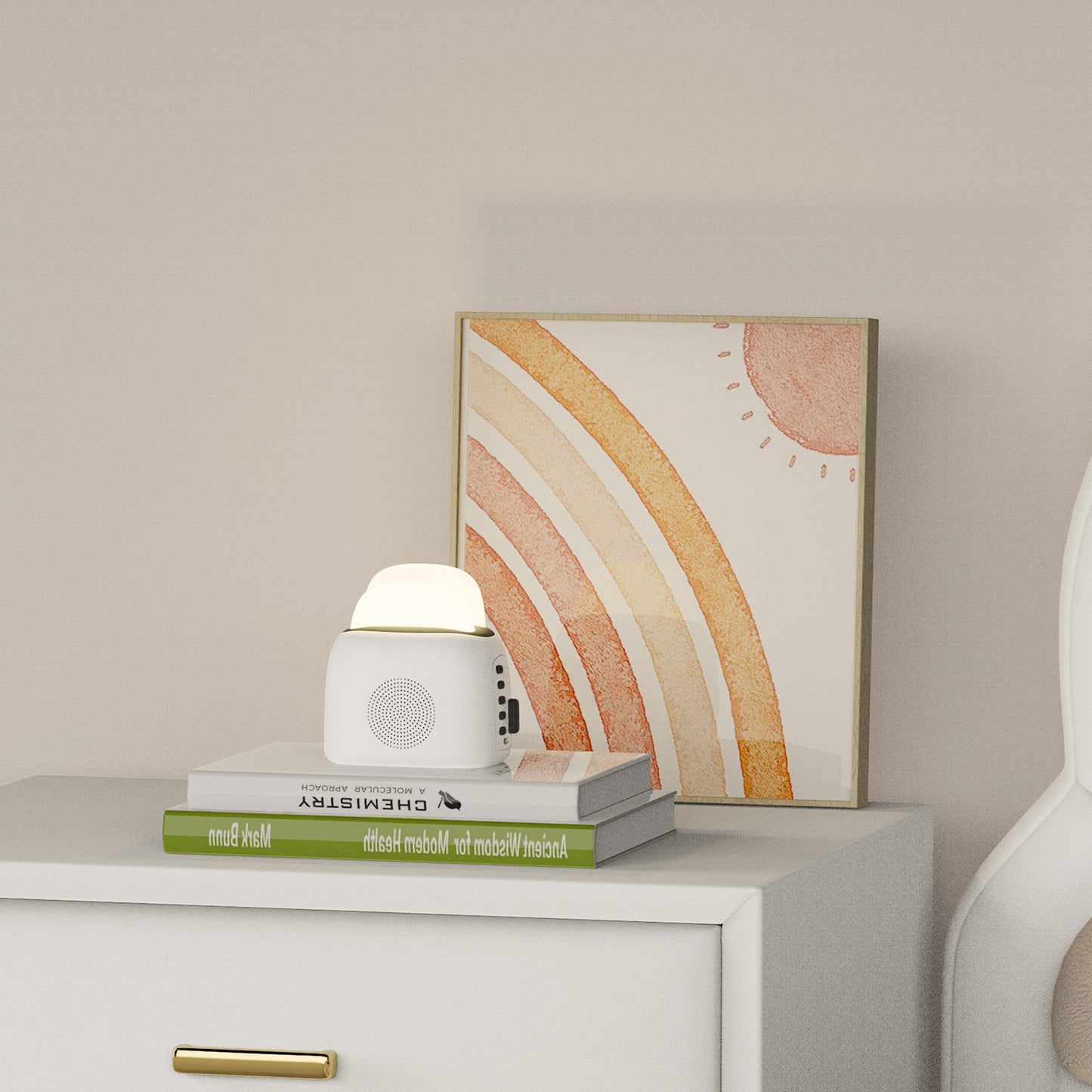 Multifunctional Night Light with White Noise & Bluetooth Speaker