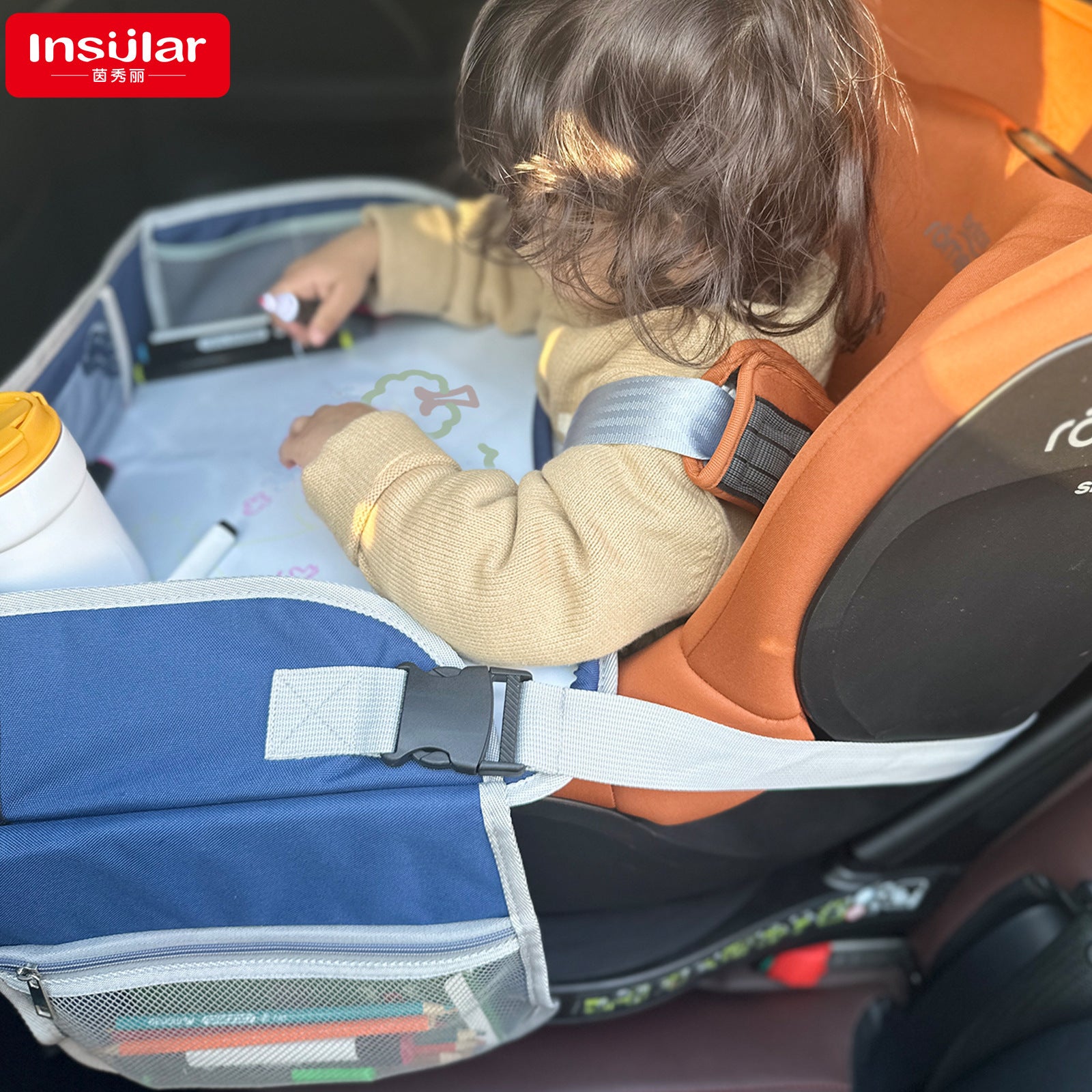 Children's Portable Travel Car Drawing Board Can Wipe Children's Drawing Board Car Whiteboard Drawing Board Tray Toy