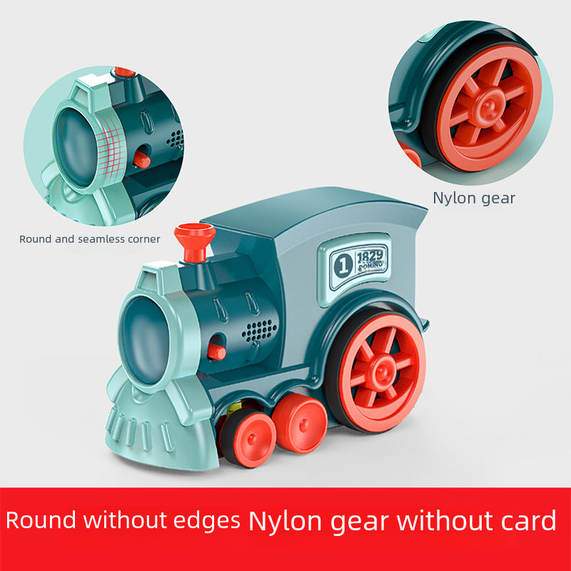 Newch Wholesale New Net Red Dominoes Fun Automatic Electric Train Educational Children's Toys