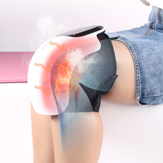 Wholesale Knee Joint Physiotherapy Instrument Wireless Red Light Heating Knee Massager Electric Knee Pad Knee Massager