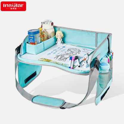 Children's Portable Travel Car Drawing Board Can Wipe Children's Drawing Board Car Whiteboard Drawing Board Tray Toy