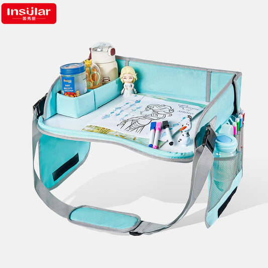 Children's Portable Travel Car Drawing Board Can Wipe Children's Drawing Board Car Whiteboard Drawing Board Tray Toy