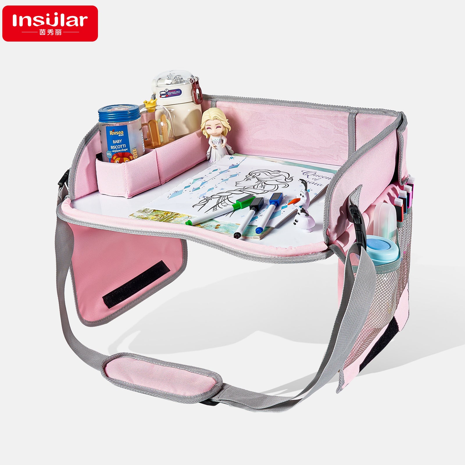 Children's Portable Travel Car Drawing Board Can Wipe Children's Drawing Board Car Whiteboard Drawing Board Tray Toy
