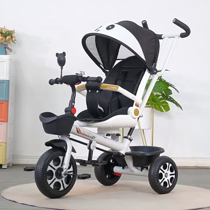 5-in-1 Kids Tricycle with Parent Handle