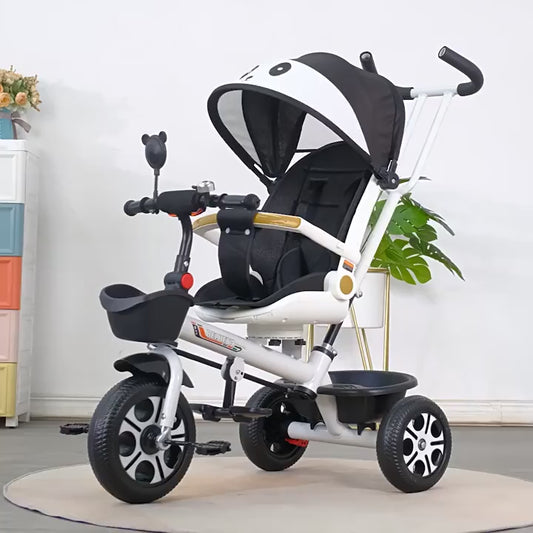 5-in-1 Kids Tricycle with Parent Handle